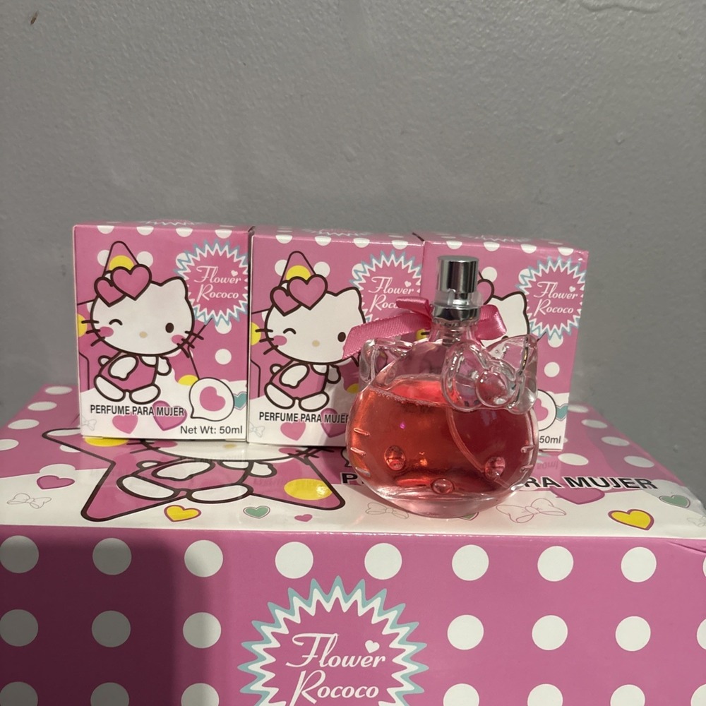 Set Of 3 New In Box Hello Kitty Flower Rococo Perfume 50ml Girls